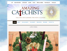 Tablet Screenshot of amazingcatechists.com